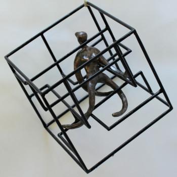 Contemporary work named « Cage (n° 295) », Created by DIDIER FOURNIER