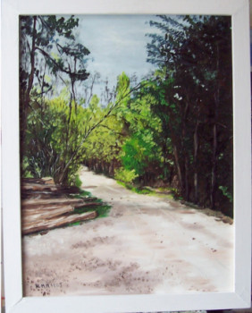Named contemporary work « Bois des granges 2 à la Seauve », Made by NADINE MASSET
