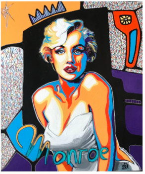 Contemporary work named « Marilyn », Created by MARGO