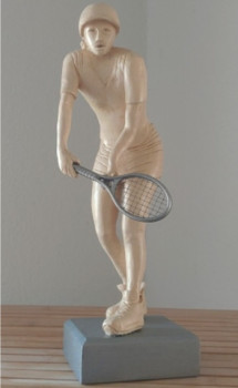Contemporary work named « L’engagement -  #Tennis », Created by DIDIER LEMAHIEU