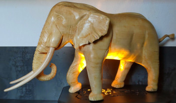 Contemporary work named « L’éléphant », Created by DIDIER LEMAHIEU