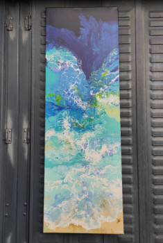 Named contemporary work « Aloha », Made by MARIE - EBONIE