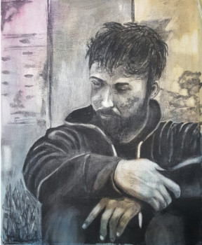 Named contemporary work « Homeless », Made by DIGBY FIELD