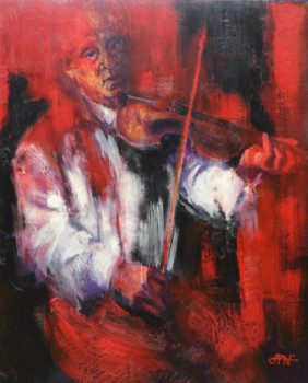 Named contemporary work « Bloody music », Made by PHILIPPE JAMIN
