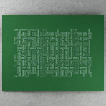 Contemporary work named « Daedalus "Ku/Ip" - Vert », Created by SVEN BJöRN FI