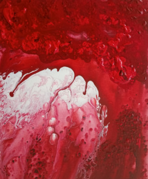Named contemporary work « Red'nd white », Made by RCO