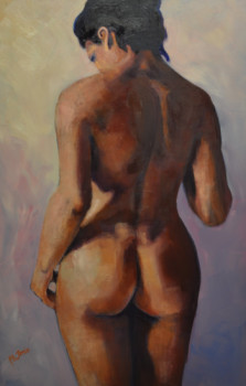 Contemporary work named « Femme de dos II », Created by PHILIPPE JAMIN