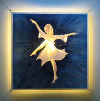 Contemporary work named « Danse (sollution éclairée) », Created by LAULPIC