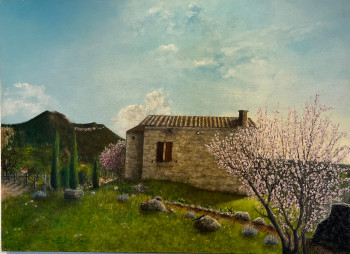 Contemporary work named « Le vallon du rouveret », Created by FRéDéRIC MARTIN