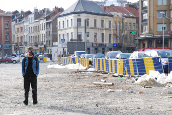 Named contemporary work « gas mask-brussels-2007 », Made by DAVID SROCZYNSKI