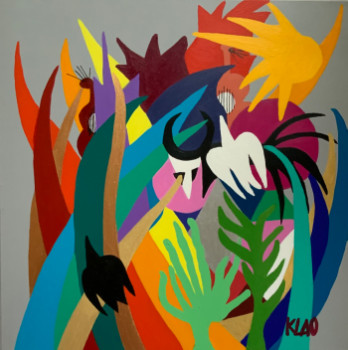 Named contemporary work « LA IMAGINACION », Made by KLAO