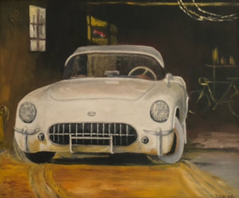 Contemporary work named « " Corvette oubliée.. " », Created by MARC DANCRE