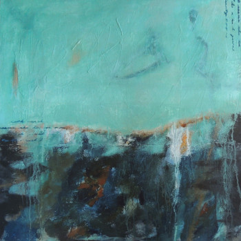 Contemporary work named « WATER SHAPES », Created by ELENI PAPPA TSANTILIS