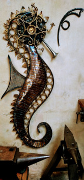 Contemporary work named « Seahorse », Created by TOUD