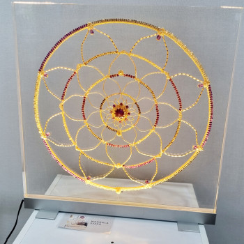 Named contemporary work « MANDALA », Made by FLAVY