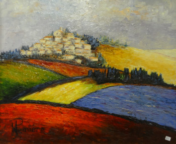 Named contemporary work « Haute provence », Made by PATRICK LEMIERE
