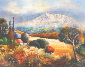 Named contemporary work « Sainte victoire », Made by PATRICK LEMIERE