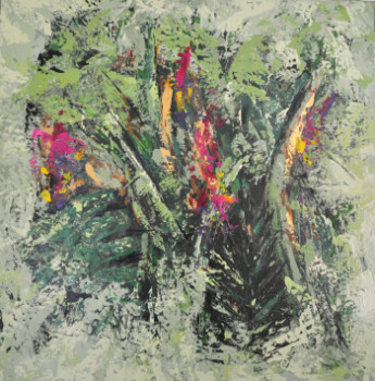 Named contemporary work « Jungle », Made by RABERTY