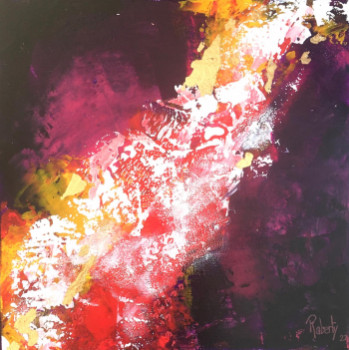 Named contemporary work « Ultra-violet », Made by RABERTY