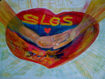Named contemporary work « Energie S.L.G.S. », Made by MITRA SHAHKAR