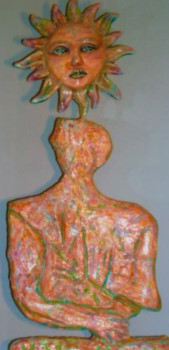 Named contemporary work « La terre l’homme et soleil », Made by YAPA BANDARA