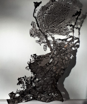 Contemporary work named « Dans le vent », Created by MONIQUE DOUVIER