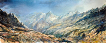 Named contemporary work « Sirsir-La - Zanskar », Made by DANY CHARRIER
