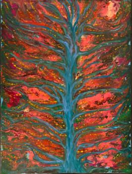 Named contemporary work « L'arbre de a vie », Made by CRISTINA MURAT ART