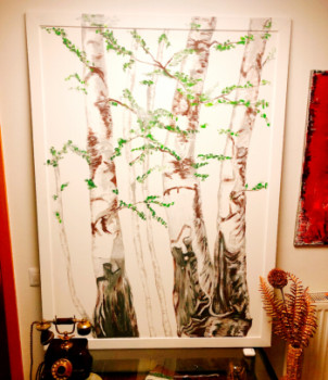 Named contemporary work « Mon ami l’arbre », Made by ANA_BON