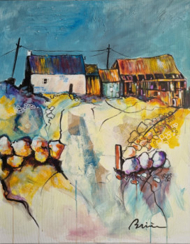 Named contemporary work « La vieille ferme », Made by PATRICK BRIERE