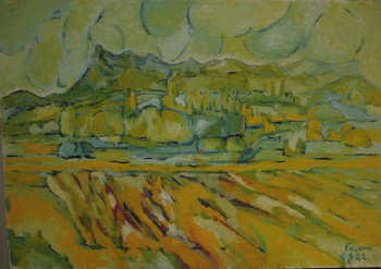 Named contemporary work « VUE DES TROIS BECS 4 », Made by FAYARD