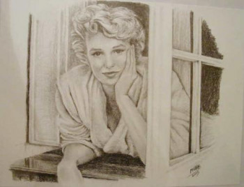 Named contemporary work « Dear Marilyn », Made by MAHTAB