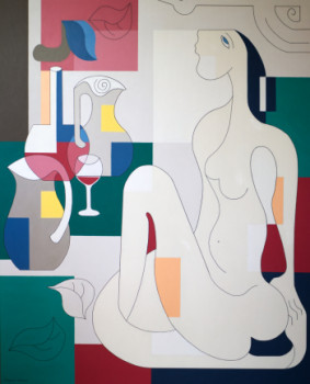 Named contemporary work « Une femme naturelle », Made by HILDEGARDE HANDSAEME