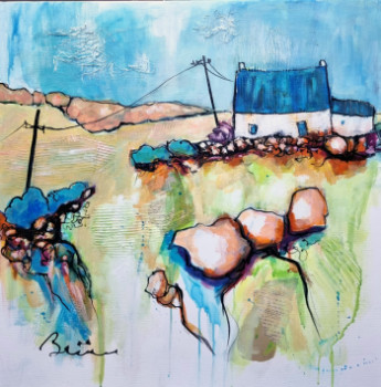 Named contemporary work « Dans la Lande », Made by PATRICK BRIERE