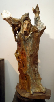 Contemporary work named « Déesse Arduinna », Created by BERNARD CHENU