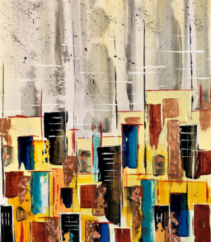 Named contemporary work « FAVELAS », Made by ROBERT CROIZET