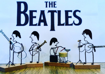 Named contemporary work « The Beatles », Made by MUSELET_MAN