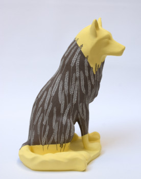 Named contemporary work « Wolf - Cereal Ears », Made by SABINA PELC