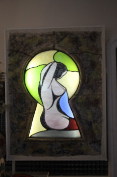 Named contemporary work « vision d'une beauté cachée dévoilée », Made by GERARD VOGADE