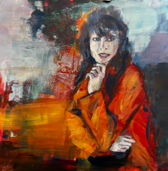 Named contemporary work « Anna », Made by VIVIANE LESZCZYNSKI