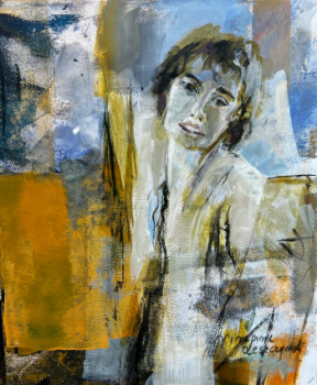 Named contemporary work « Caroline », Made by VIVIANE LESZCZYNSKI