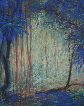 Named contemporary work « Clairière Tropicale », Made by ANNIE ALBERT