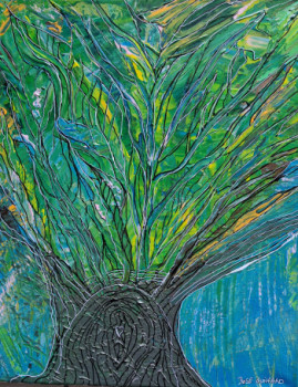 Named contemporary work « L'arbre d'une Vie », Made by ROSE GUIHARD