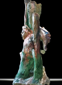 Named contemporary work « L'âme de la forêt », Made by LA FILLE DU VENT