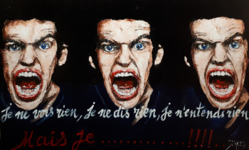 Named contemporary work « Les trois sages », Made by FRéDéRIC SERRES