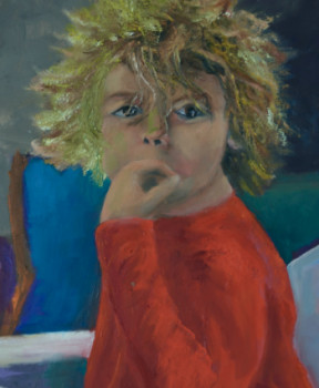 Named contemporary work « Enfant », Made by PHILIPPE LE MONIES DE SAGAZAN