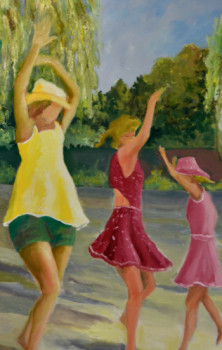 Named contemporary work « Danse », Made by PHILIPPE LE MONIES DE SAGAZAN