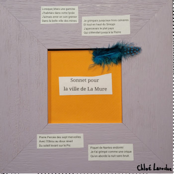 Named contemporary work « Sonnet pour la ville de La Mure », Made by CHLOé LAROCHE