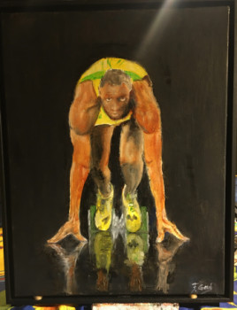 Contemporary work named « Sprint », Created by FRED