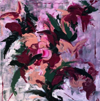Named contemporary work « Petali di rosa », Made by CB